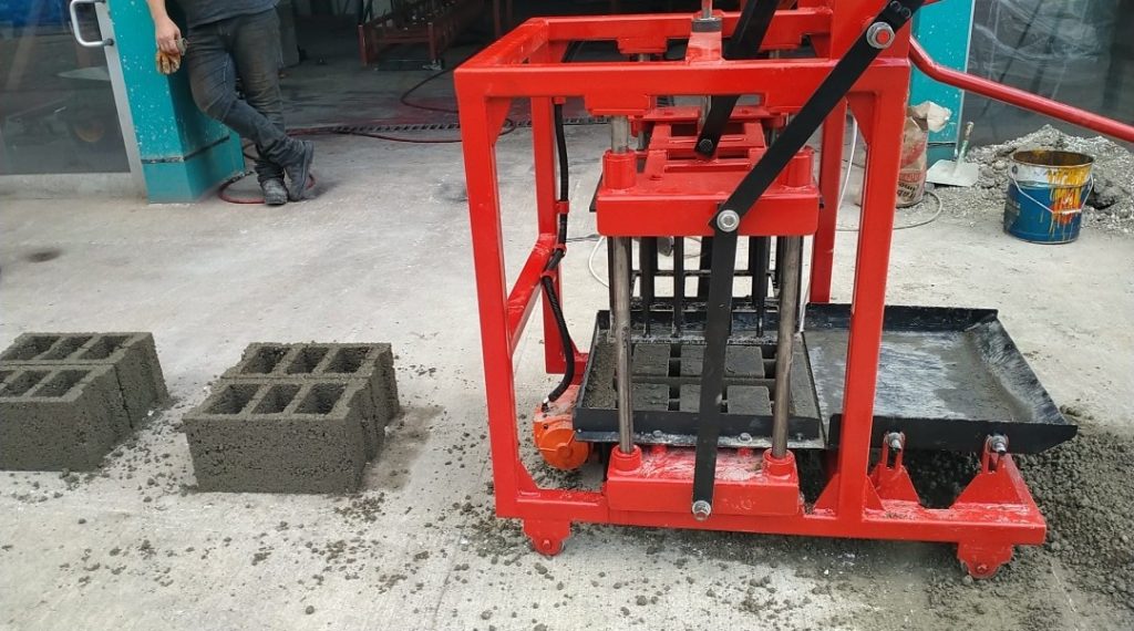 YBM2 Manual Mobile Block Making Machine-Turkey